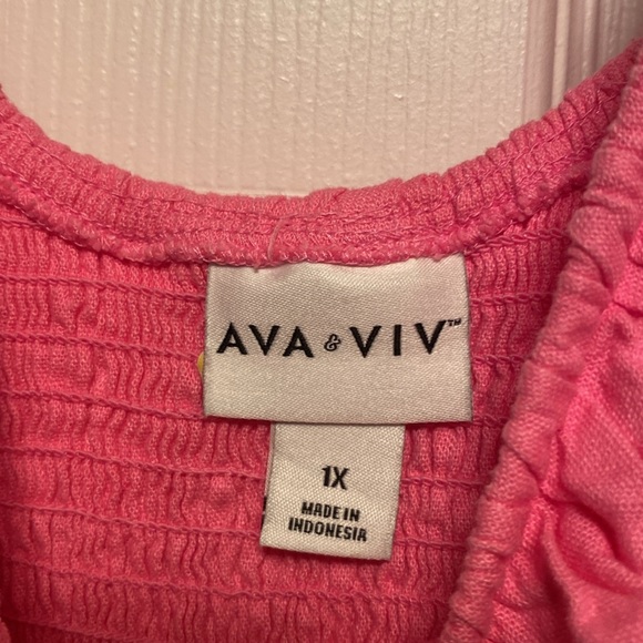 Brand New Ava & Viv Pink Sleeveless Dress… - Picture 4 of 8